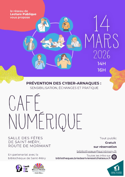 Couverture de Caf&eacute; Num&eacute;rique : cyber-arnaque  &agrave; Saint-M&eacute;ry